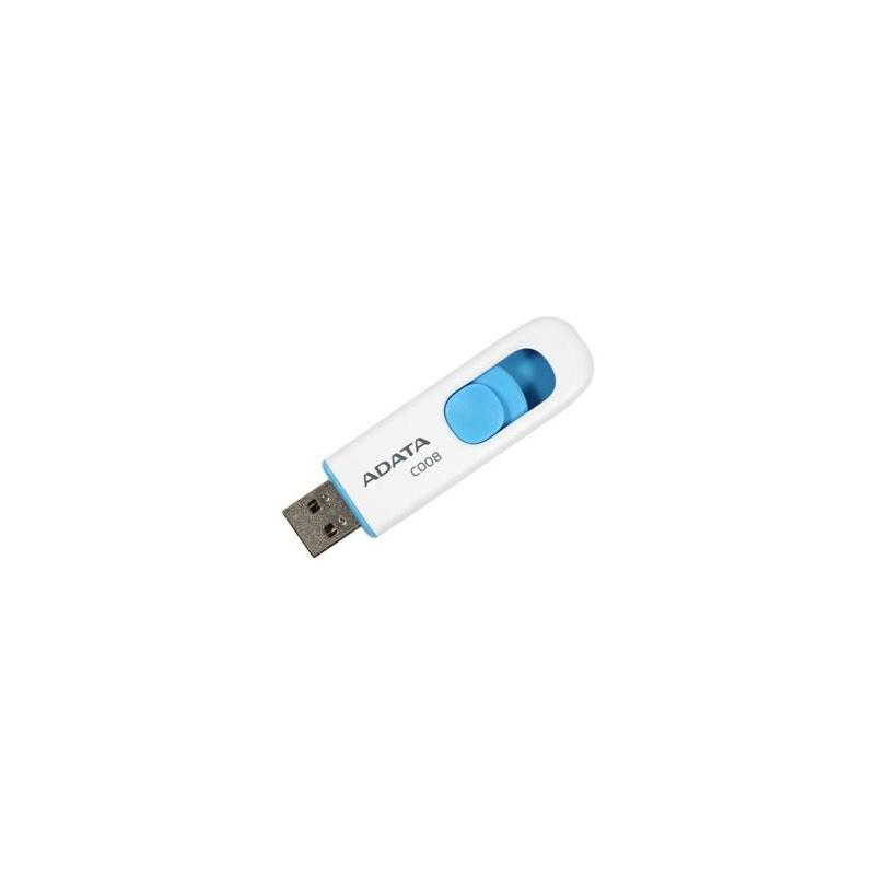 Memorie USB Flash Drive Adata C008, 16GB, USB 2.0, alb