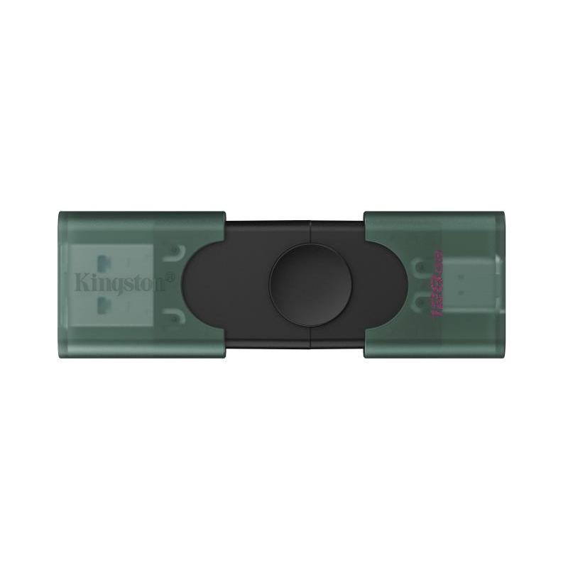 Memorie USB Flash Drive Kingston 128GB USB 3.2 USB-A USB-C DT Elite G2
