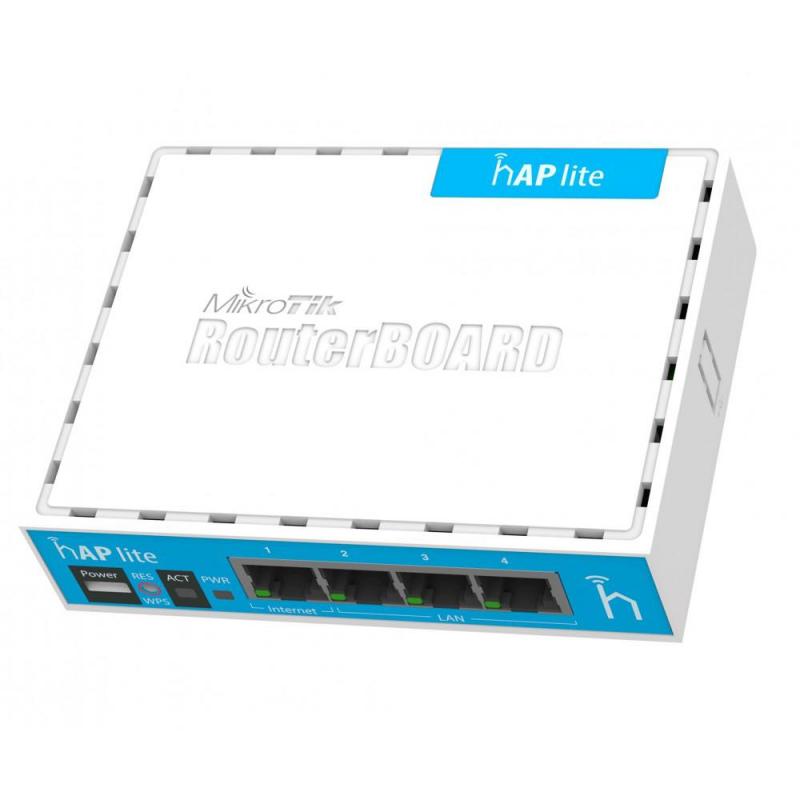 Miktrotik Hap Mini access point, RB941-2ND; home wireless AP with dualchain 2.4GHz wireless, powered by USB; 1* CPU core count; CPU nominalfrequency: 650 MHz; Size of RAM: 32 MB; Storage size: 16 MB; 2* Wireless2.4 GHz number of chains; Wireless 2.4 GHz s