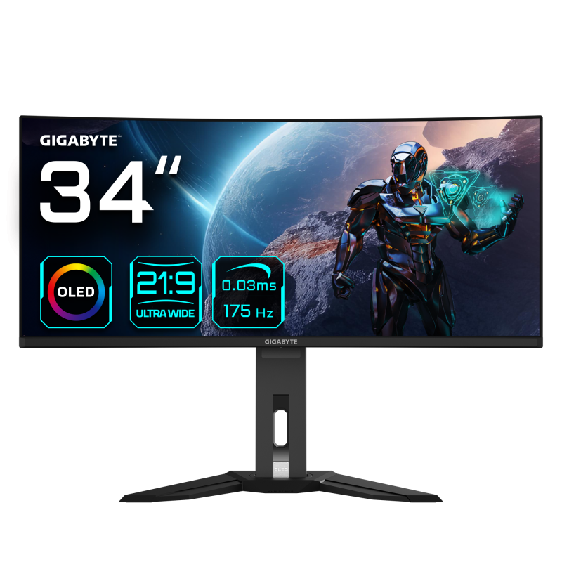 Gigabyte MO34WQC gaming monitor diagonala 34