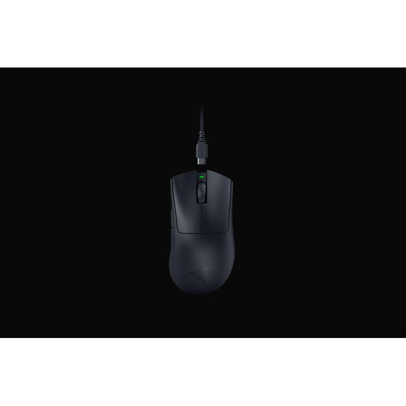 Mouse Razer DeathAdder V3 Pro optic, numar butoane progamabile 5, rezolutie 30000 DPI, negru, include Dongle wireless HyperPolling