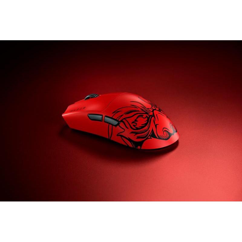 Mouse Razer Viper V3 Pro Faker Edition, rezolutie maxima 35000 DPI, durata de viata baterie pana 95 hours  la 1000 Hz, pana la 62 pre la 2000 Hz, pana la 40 ore la 4000 Hz pana la ore la 8000 Hz, negru