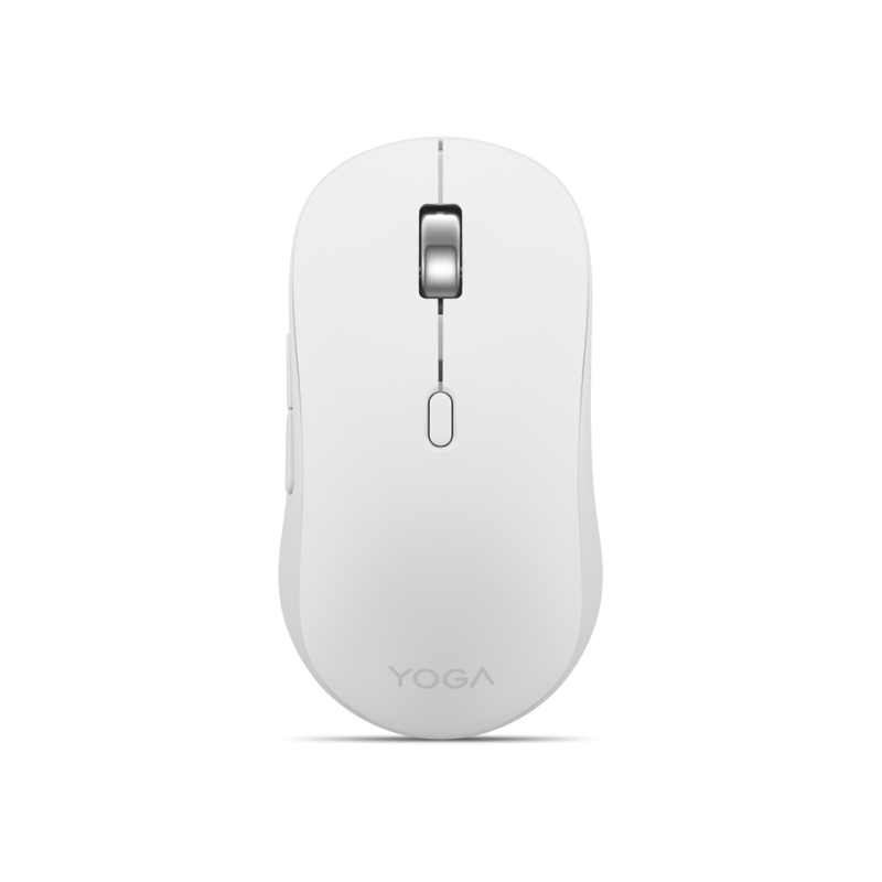 Mouse silentios Bluetooth Lenovo Yoga; pana la 4000DPI; tip: full size ambidextru; senzor: IR optic; numar de butoane: 6 (programabile); conectivitate: Bluetooth 5.3, se poate conecta la 3 dispozitive; greutate: 88g; compatibil cu Windows 10, Windows 11; 