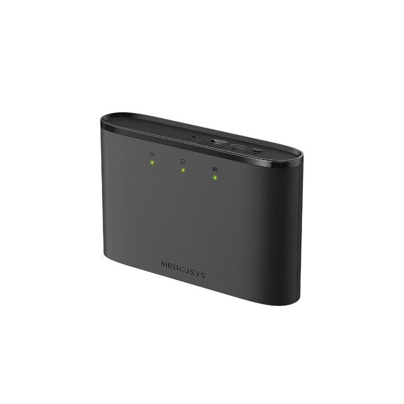 MERCUSYS 4G LTE MOBILE WI-FI MT110, Standarde wireless: IEEE 802.11a/b/g/n 2.4 GHz, dimensiuni: 111*70*23.8 mm, 1 Nano SIM card slot, Alimentare micro USB, Viteza wireless: 150 Mbps 2.4 GHz, Suporta retele 3G/4G,