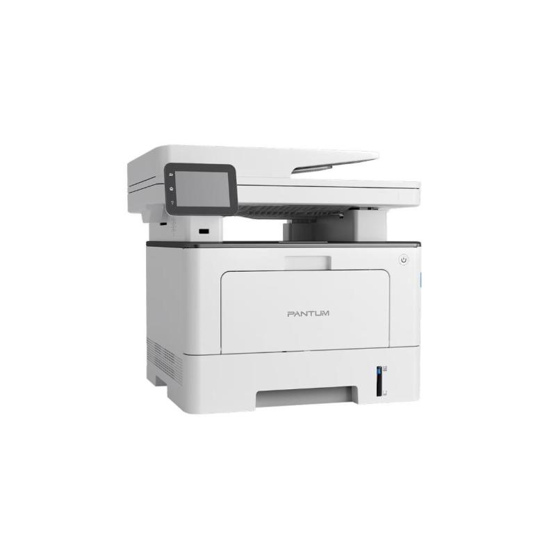 Multifunctionala A4 laser monocrom Pantum BM5201ADN, Viteza:42 ppm, procesor: 1.2 GHz, Memorie 1GB, Limbaj: PCL5e, PCL6e, PS, Ecran tactil 3.5 inch, Tava alimentare de 250 coli, tava iesire de 150 coli, tava multifunctionala de 60 coli, ADF 50 coli, DADF,