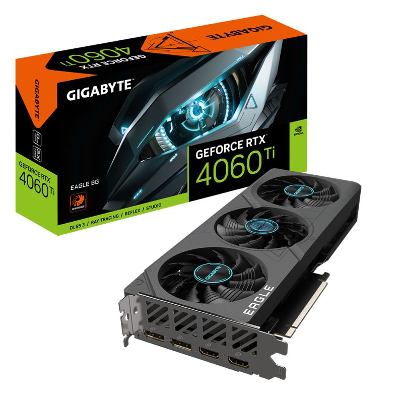 Placa video Gigabyte GeForce RTX 4060 TI EAGLE 8GB