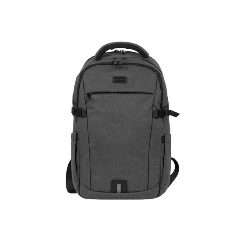NATEC NTO-2226. Backpack type: City backpack, Product main colour: Black, Grey, Style: City. Width: 160 mm, Depth: 325 mm, Height: 465 mm. Material: Polyester