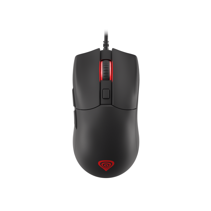 Mouse gaming cu fir Genesis Krypton 750, senzor optic Pixart PAW3333, interfata USB, rezolutie maxima 8000 DPI, numar butoane programabile 6, iluminare RGB, switch mecanic Huano, alb