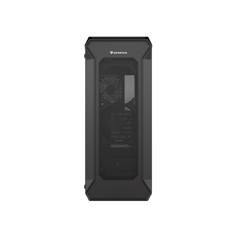 Carcasa GENESIS IRID 505 V2 Mid Tower NEGRU, Tempered Glass, Sloturi Expansiune 8, Drive Bays: 2x3.5