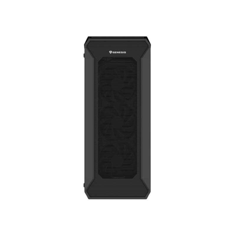 Carcasa GENESIS IRID 505F Mid Tower NEGRU, Tempered Glass, Sloturi Expansiune 8, Drive Bays: 2x3.5
