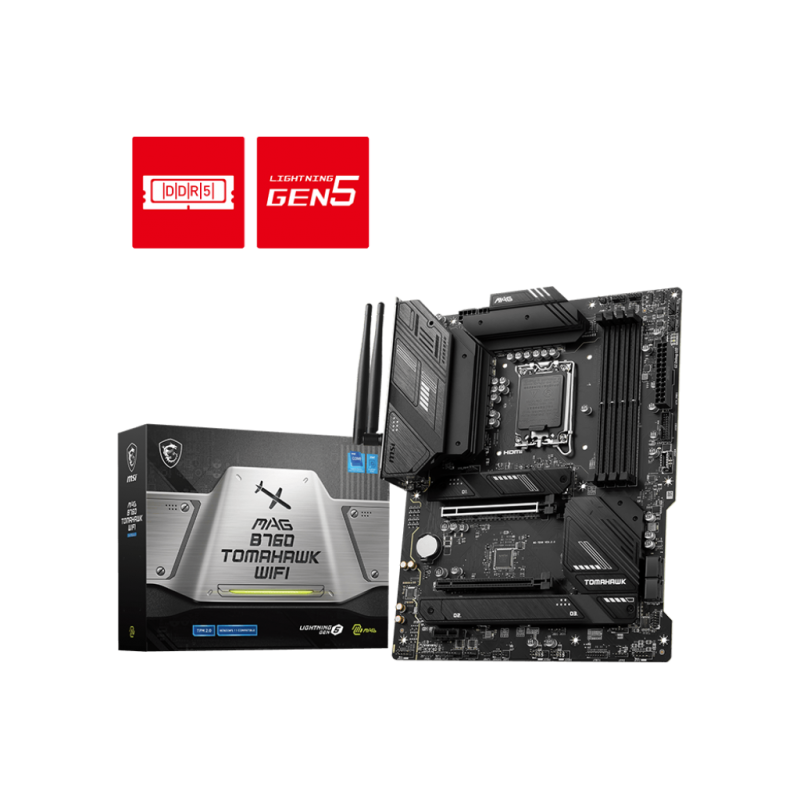 Placa de bază MSI MAG B760 TOMAHAWK WIFI DDR5 LGA1700