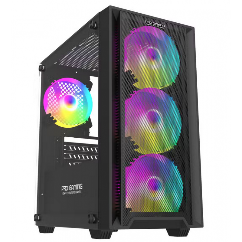 Carcasa PRO GAMING ARROW Mid Tower ARGB NEGRU