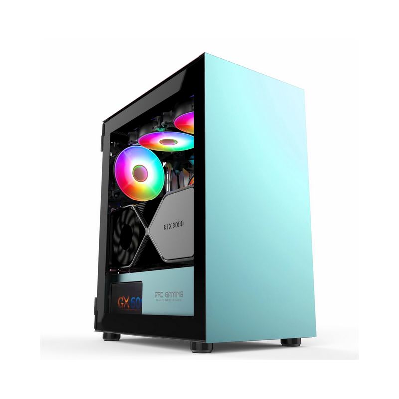 Carcasa PRO GAMING MYRMIDON ARGB Mini Tower Verde