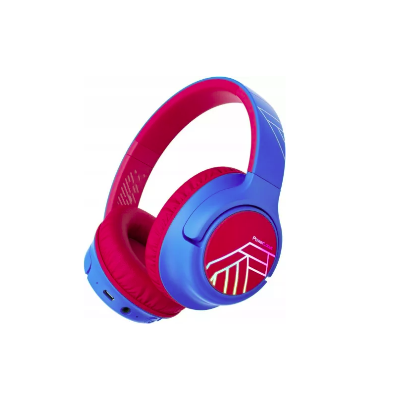 PowerLocus Casti pentru copii, Wireless, Bobo Kids Blue/Red