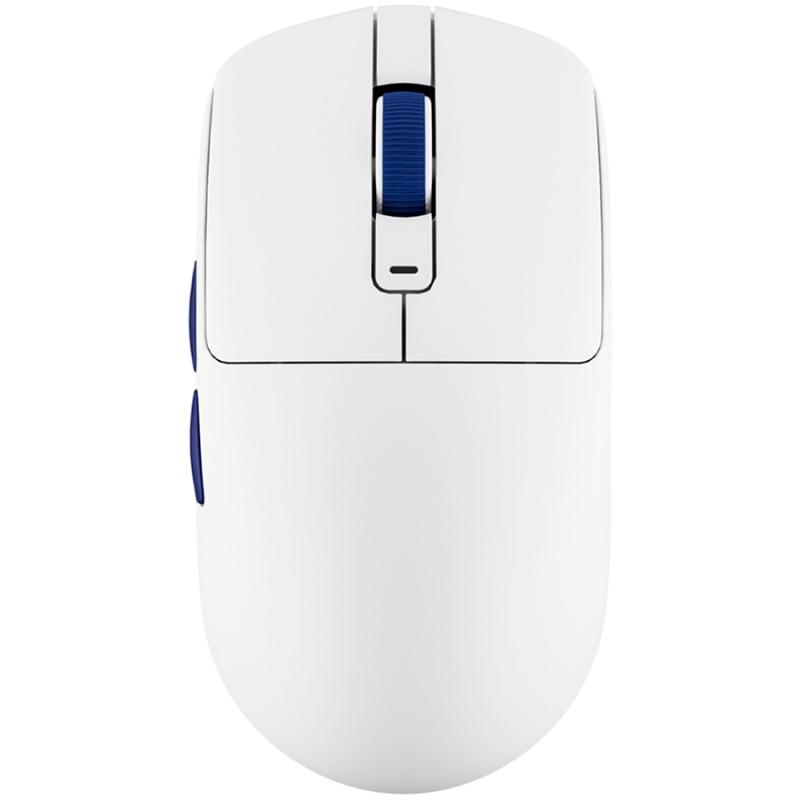 ROYAL KLUDGE M30 White Blue Gaming Mouse PAW 33111K