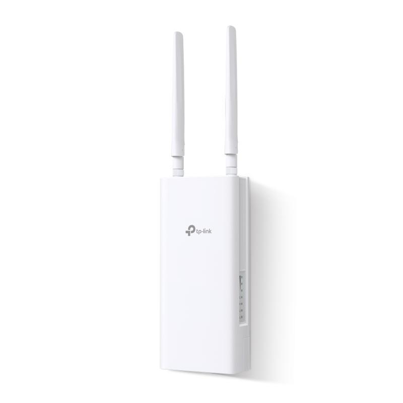 Router Wi-fi Tp Link Outdoor, Download Speed 150 Mbps, Upload Speed 50 Mbps, 1×Nano SIM Card, 1× 100 Mbps WAN/LAN Port (PoE In), IEEE 802.11b/g/n 2.4Ghz, 300 Mbps, WPA/WPA2, WPA-PSK/WPA2-PSK encryptions