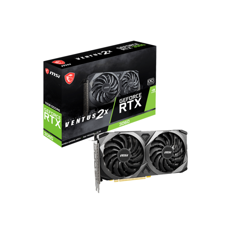 Placa video MSI GeForce RTX 3060 VENTUS 2X 12G OC
