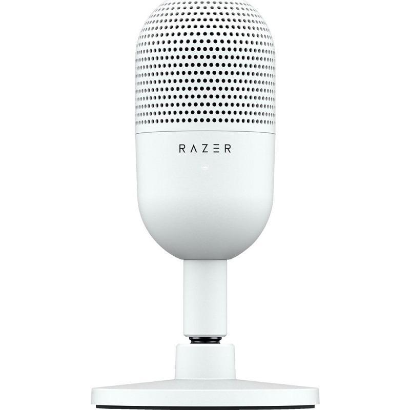 Microfon Razer Seiren V3 Mini White USB, frecventa raspuns 20 Hz - 20000 Hz, sensibilitate 110 dB (THD > 1% at 1 kHz), alb