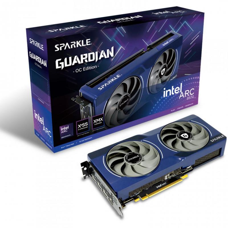 Placa Video INTEL SPARKLE ARC B570 GUARDIAN OC 10GB GDDR6 160 bit