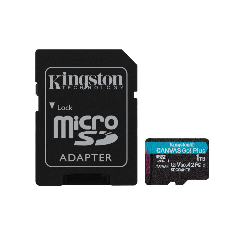 Card de Memorie MicroSDXC Kingston,1TB,Canvas GO Plus ,Cu Adaptor