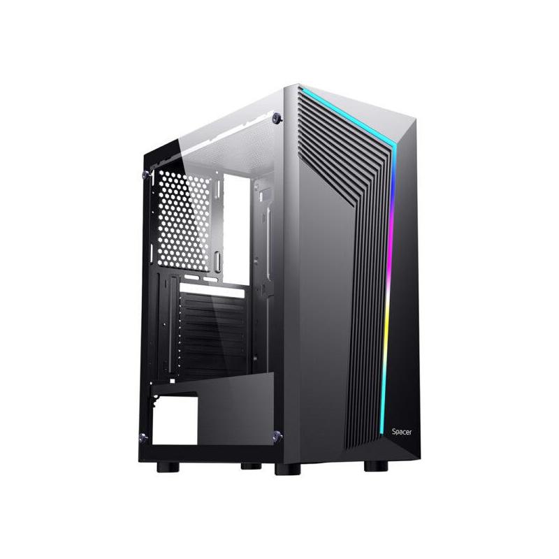 Carcasa SPACER WARRIOR Mid Tower NEGRU