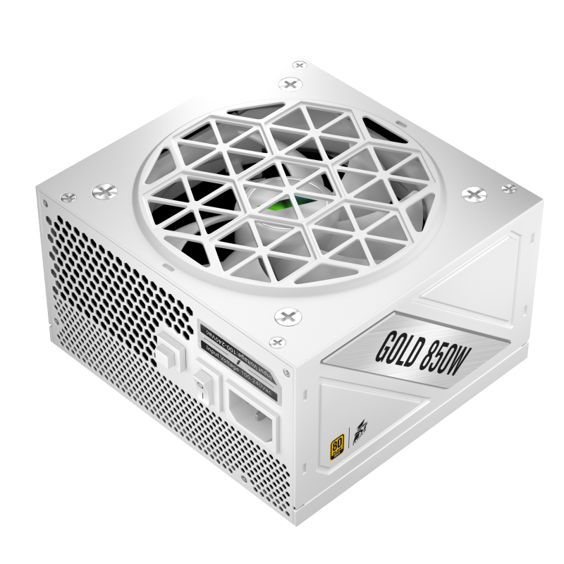 Sursa PC 1stPlayer 850W, 80 PLUS® Gold, Full Modular, ATX 3.1, PCIe 5.1, MES ID, NGDP HA-850BA4-Wh, alb