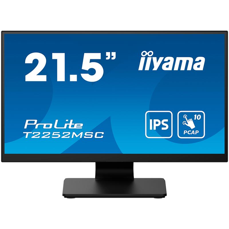 iiyama ProLite T2252MSC-B2. Display diagonal: 54.6 cm (21.5