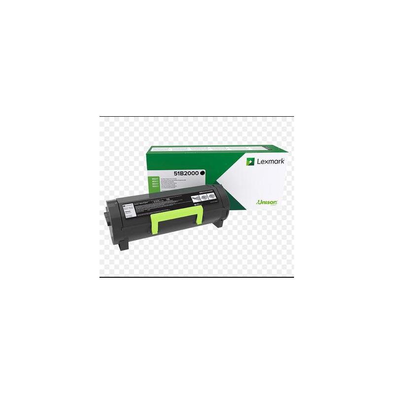 Toner Lexmark 51B2000 ,black, 2.5 k, MS317DN, MS417DN, MS517DN,MS617DN, MX317DN, MX417DN, MX517DN, MX617DN.