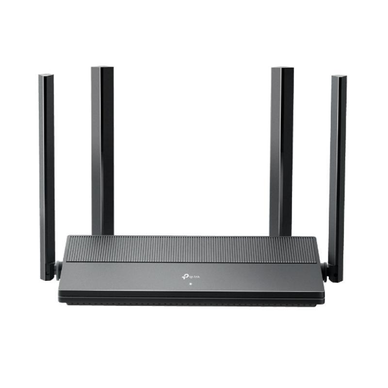 TP Link AX1500 Dual Band Gigabit Wi-Fi 6 Router, 4 antene externe, 12V/1A, 1 10/100/1000 Mbps RJ45 WAN Port, 3 10/100/1000 Mbps RJ45 LAN Ports, WPA/WPA2/WPA3 encryptions