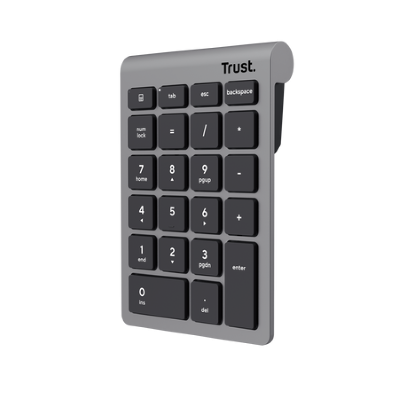 Tastatura Trust numerica wireless Xalax , numar taste 22,  gri