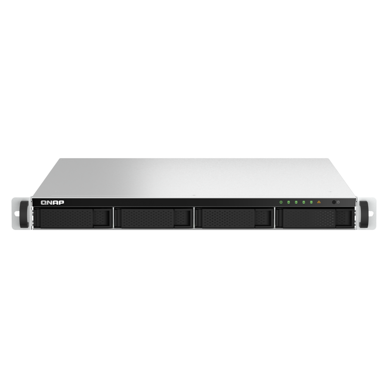 NAS QNAP 464U 4-Bay, CPU Intel Celeron N5105/N5095 4-core/4-thread Processor, RAM 8GB RAM onboard ( not expandable), 2.5