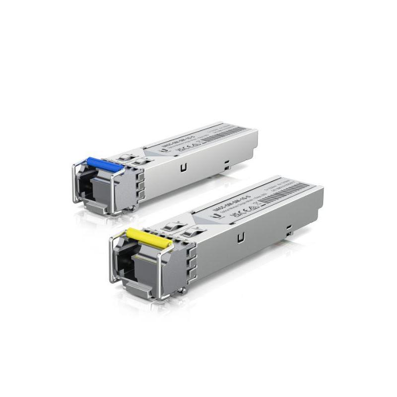 UBIQUITI 11GBPS Single-mode Optical Module transceiver, 1.25 Gbps, Simplex, pachet 2 unitati.