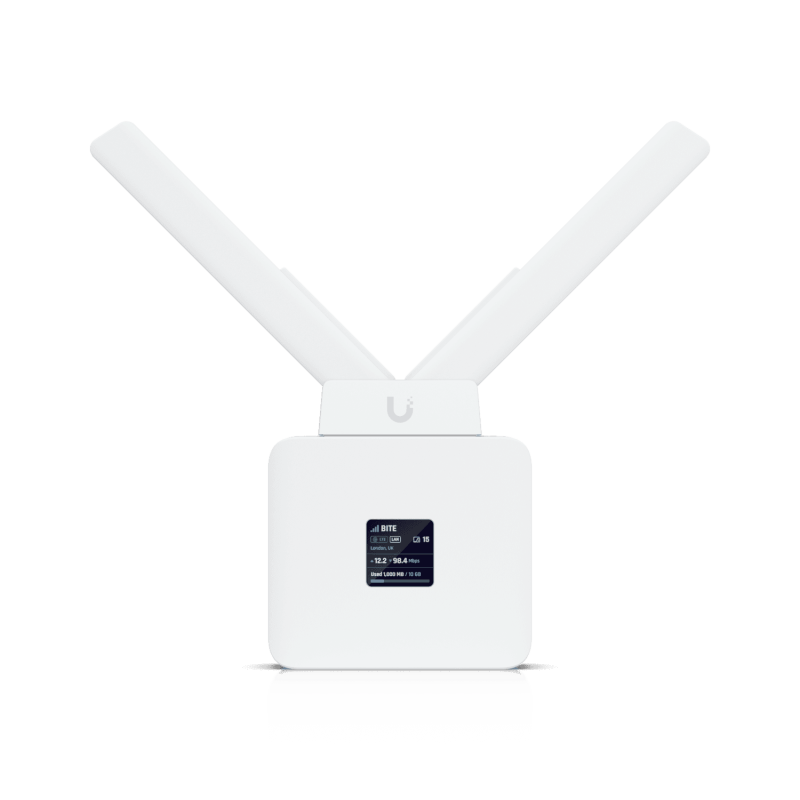 UBIQUITI UMR-EU UNIFI MOBILE ROUTER LTE CAT4, 2X GBE PORTS, WIFI4, GPS, NANOSIM, RAM 28 MB DDR2, dimensiuni 220.6 x 89.8 x 28.8 mm