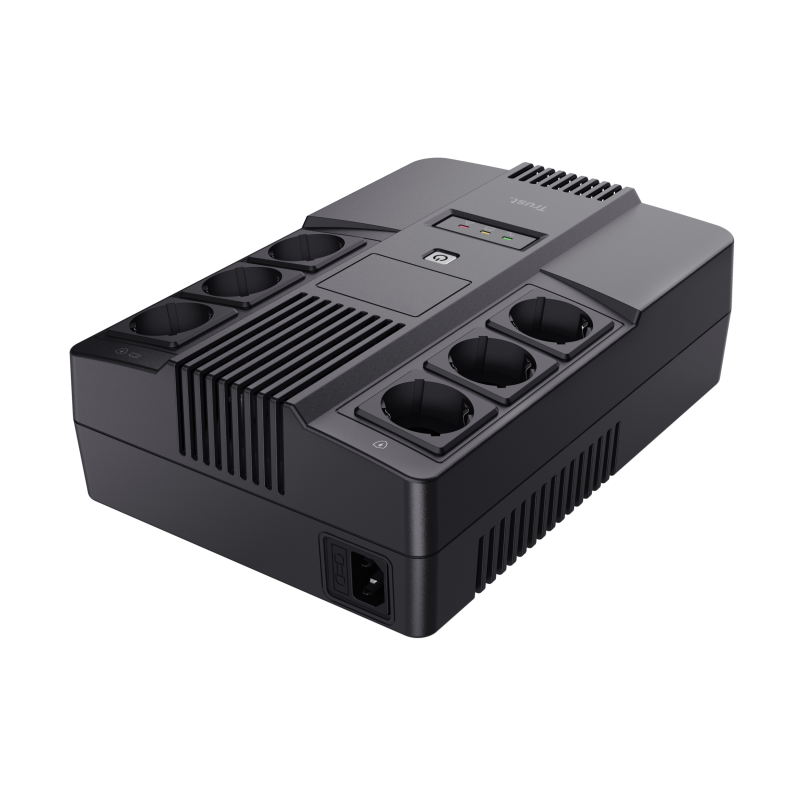 UPS Trust Maxxon 800VA, voltaj baterie 12 V, negru