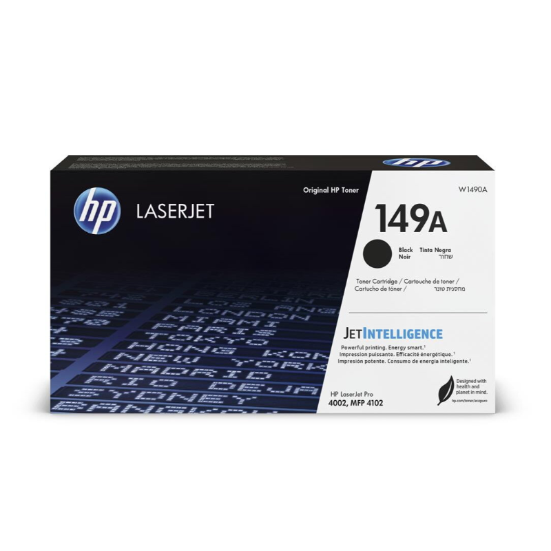 Toner Hp W1490A, 149A, Culoare: Black, Capacitate: 2.9k pagini, Compatibilitate: HP PRO 4002DN, HP PRO 4002DW,  HP PRO 4002DWE,  HP PRO 4102DN,  HP PRO 4102DW,  HP PRO 4102FDW,