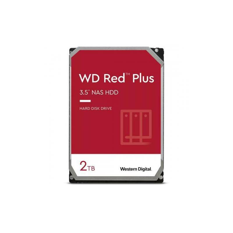HDD WD Red Plus 2TB SATA-III 5400RPM 128MB