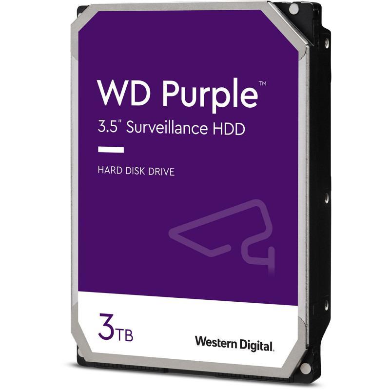 HDD Surveillance  WD , Purple 3TB 64MB 5400RPM SATA III