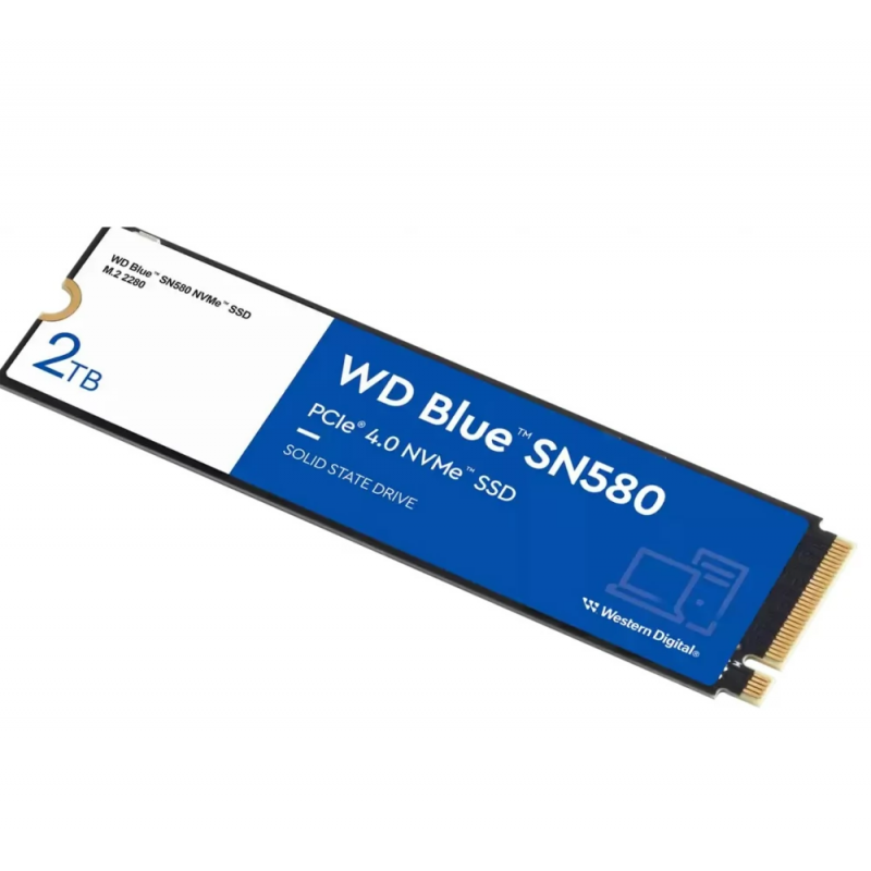 SSD WD Blue SN580 2TB PCI Express 4.0 x4 M.2 2280