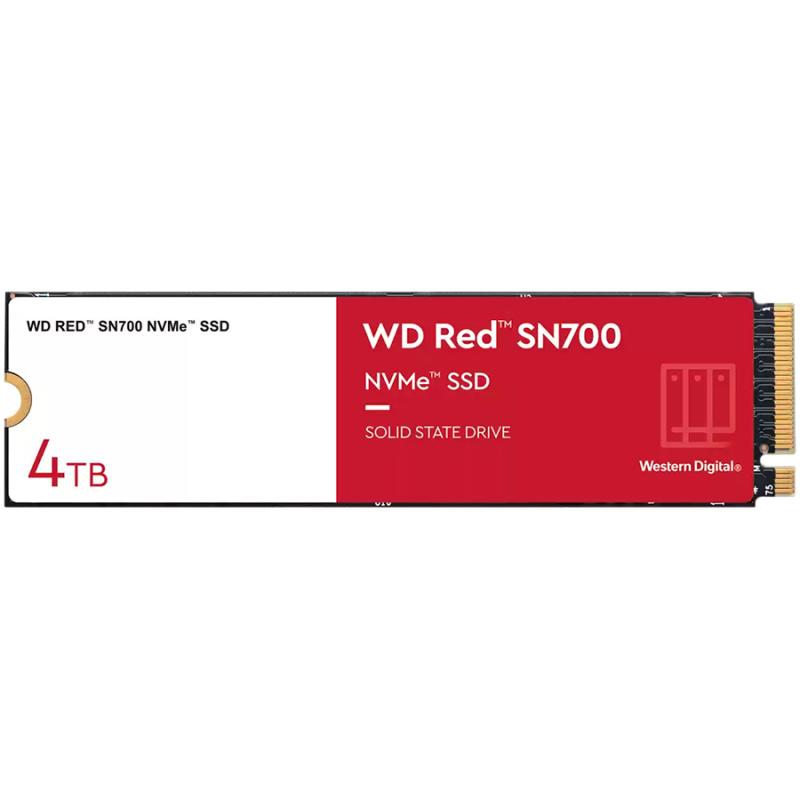 WD Red SSD SN700 NVMe 4TB M.2 2280 PCIe Gen3 8Gb/s internal drive for NAS devices