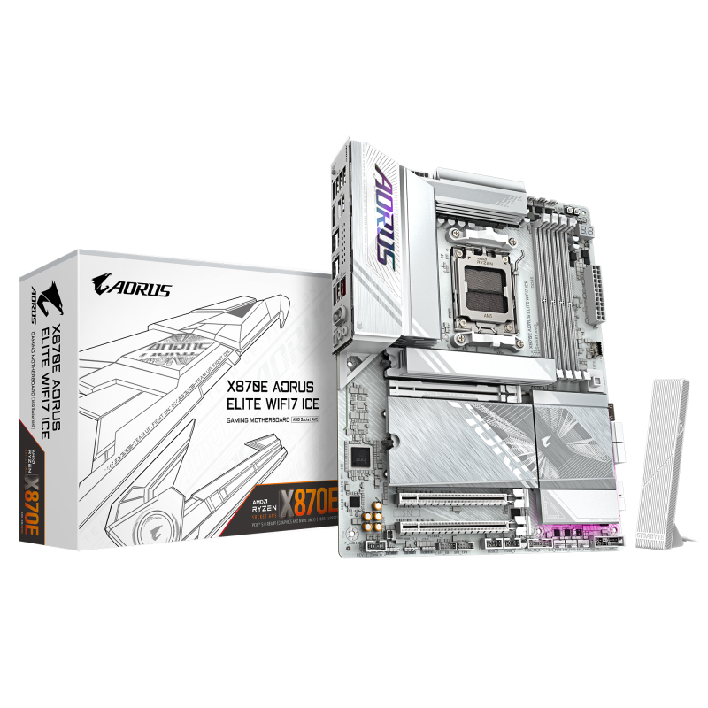 Placa de bază Gigabyte X870E AORUS ELITE WIFI7 ICE AM5