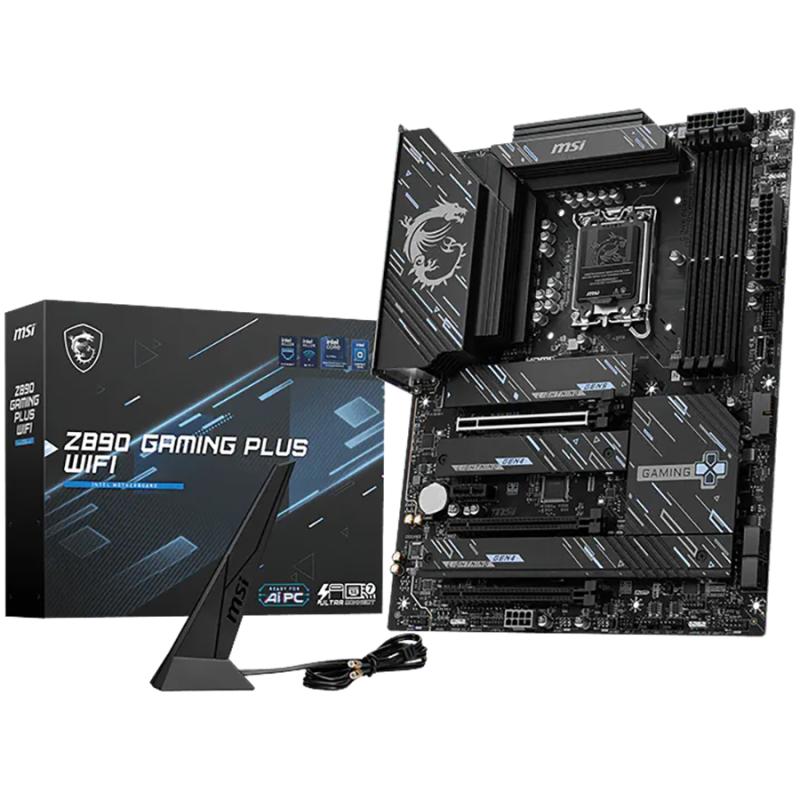 MSI Z890 GAMING PLUS WIFI LGA1851 MB 4xDDR5 4xM.2