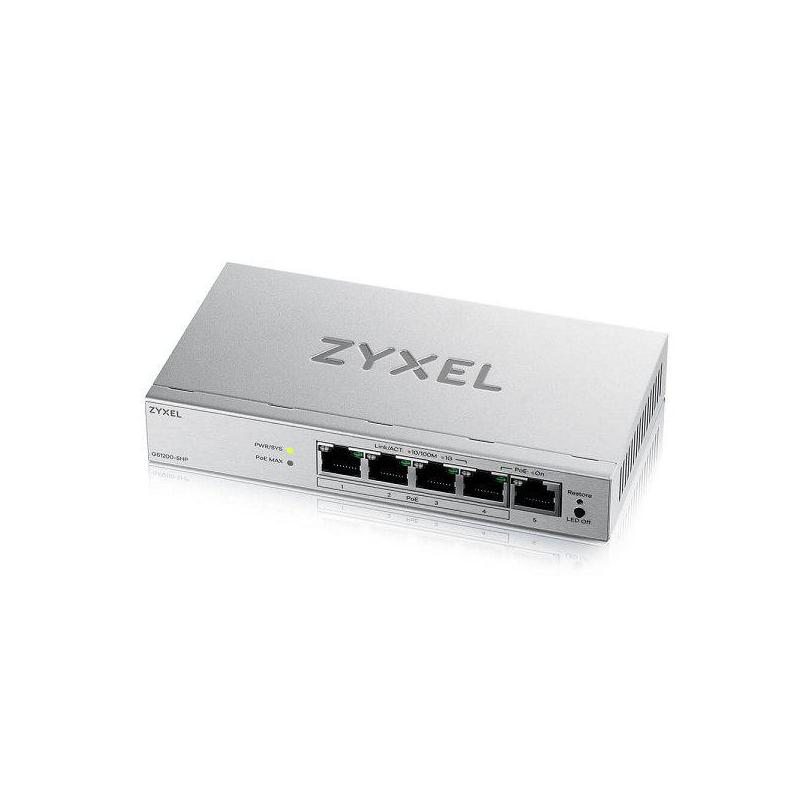 ZYXEL GS1200-5HPV3 5-Port Gigabit PoE Web-Managed Switch